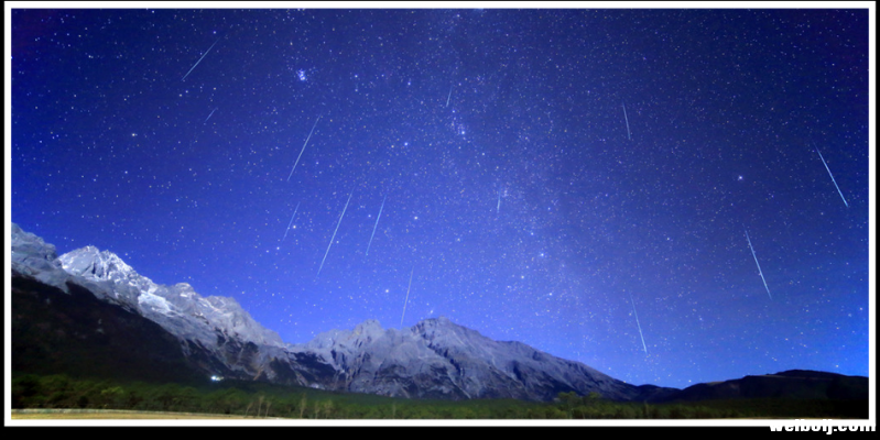 一起来看流星雨！央视、新浪等媒体将齐聚丽江仰望星空