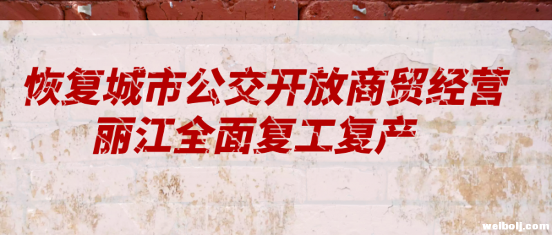 恢复城市公交开放商贸经营 丽江全面复工复产.png