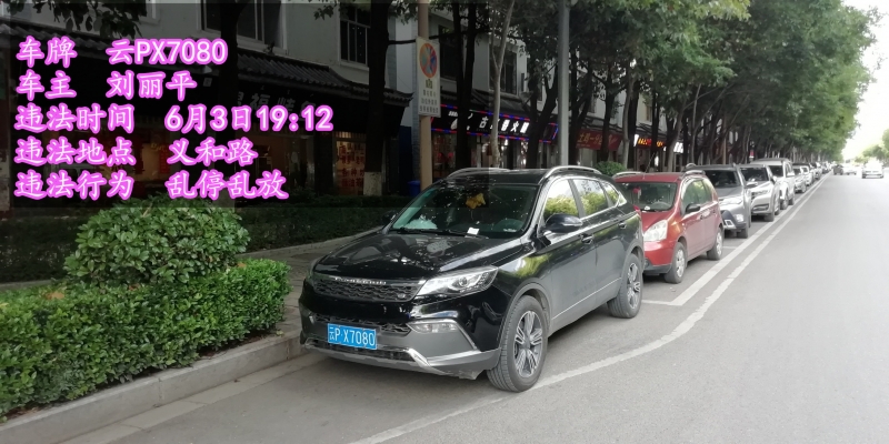 乱停乱放今天曝光35辆车 玉龙县森警和交警也被无情晒出 (3).jpg