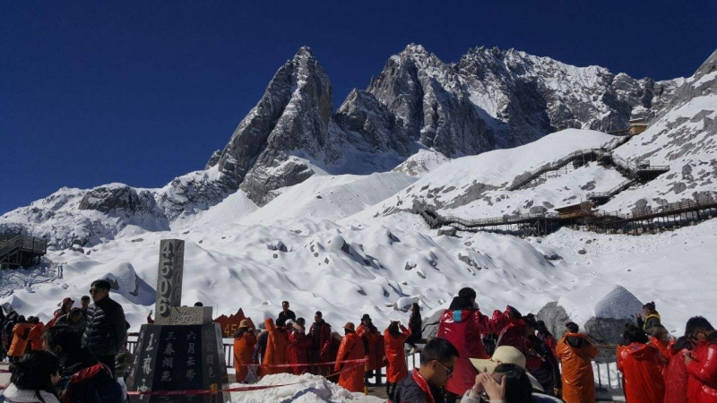 玉龙雪山疫情防控成为新常态  游客前往景区观光游览意愿强烈1.jpeg