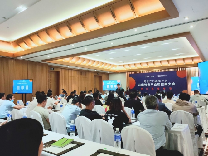 阿里巴巴春雷计划特色产业带招商会在丽江举行 帮中小企业度危机 (9).jpg