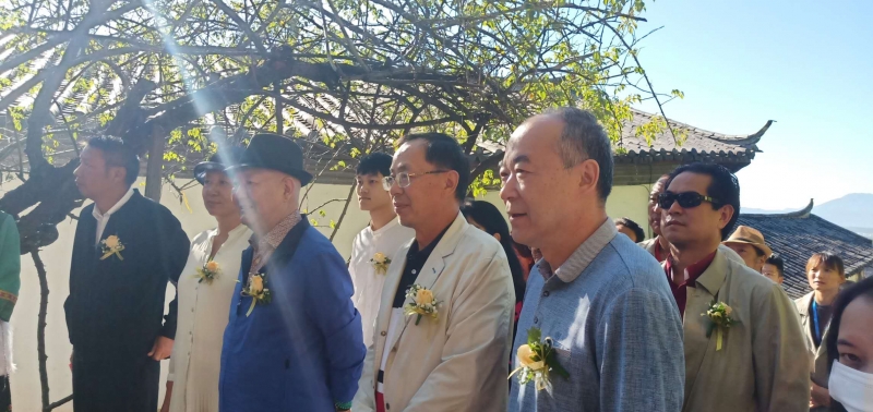 把纳西文化当成学习对象 今天古城范稳工作室正式挂牌 (4).jpg