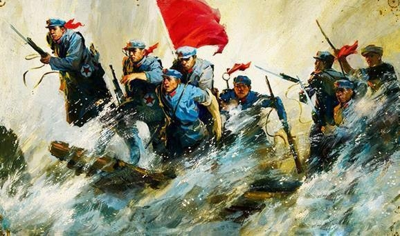 百年丽江党史故事：红军抢渡金沙江.jpg