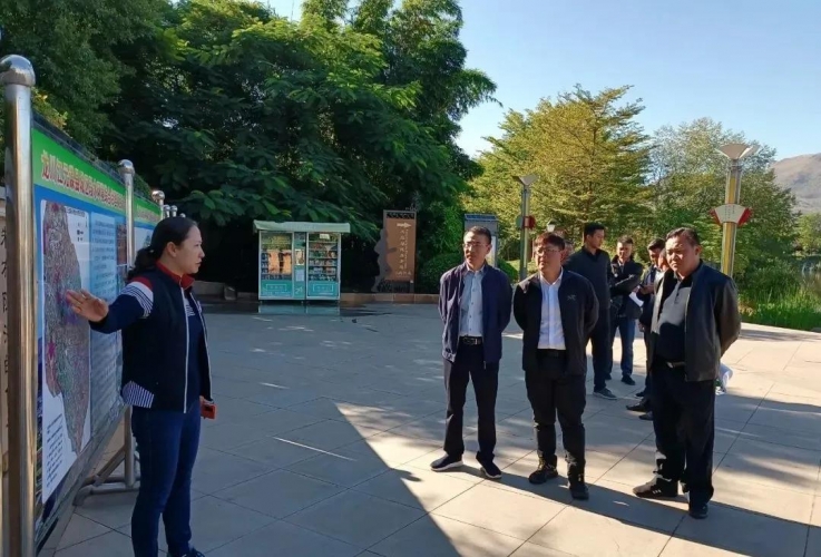 宁蒗县长黎建勇一行到楚雄州元谋县考察学习美丽县城建设、国家卫生县城创建、人居环境提升等工作