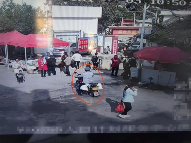 猪肉不翼而飞 民警十分钟寻回