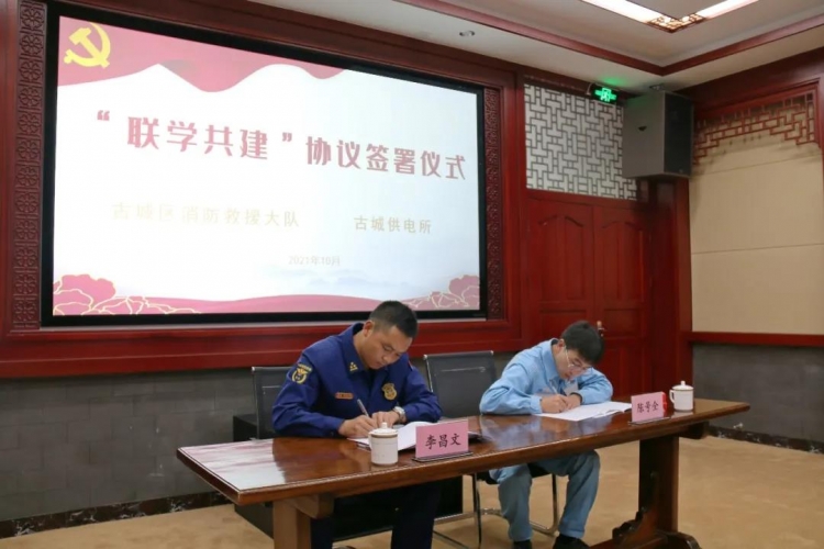 “蓝蓝CP”出道，丽江古城电气消防安全有了新保障！ (3).jpg