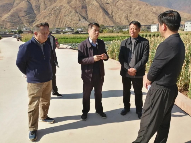 省人大常委会、民革云南省委领导到永胜县调研乡村振兴、程海保护治理工作开展情况