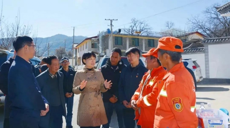 浦虹调研林长制及森林草原防灭火工作