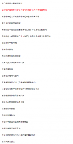 丽江师范高等专科学校人文与生物多样性科普教育基地拟入选全国科普教育基地   