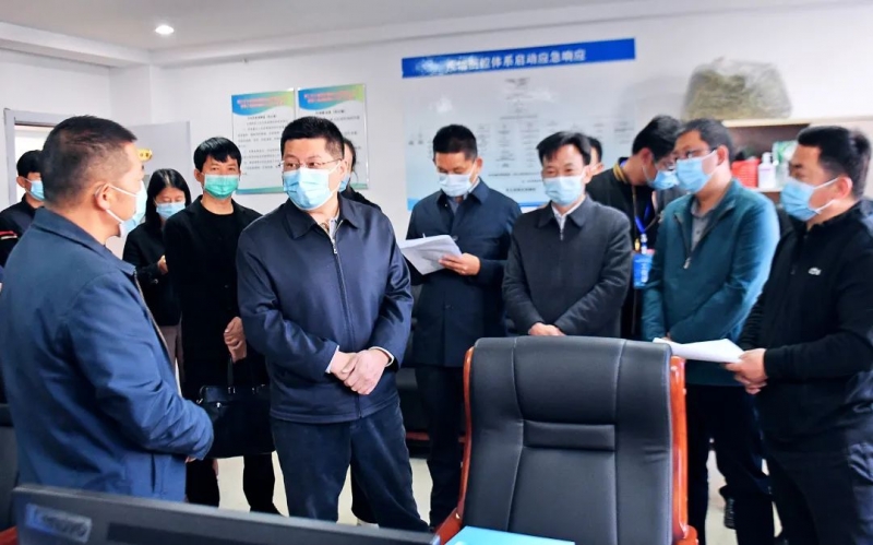 苏永忠督导调研疫情防控工作