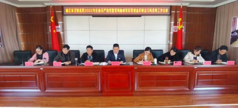 丽江市卫生健康系统召开2022年全面从严治党暨党风廉政基层党建意识形态行风作风工作会议 (3).jpg
