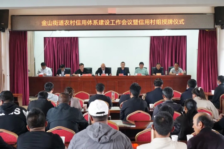 授信金额超7亿元，古城区金山街道信用村组授牌