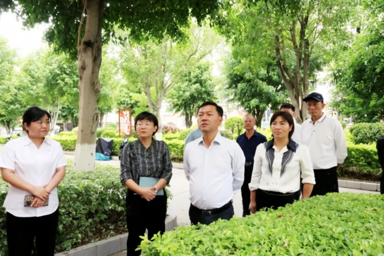 王峥调研华坪县基层党建、城市管理工作