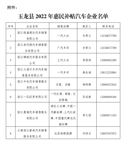 玉龙县出台汽车消费惠民补贴方案.png