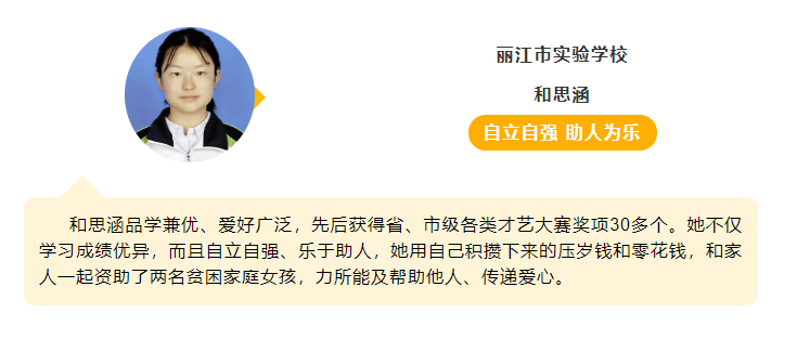 丽江这三名少年被评选为2022年“新时代好少年”