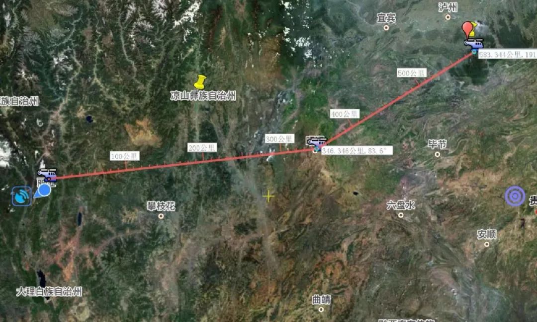 南方航空护林总站丽江站派直升机驰援重庆