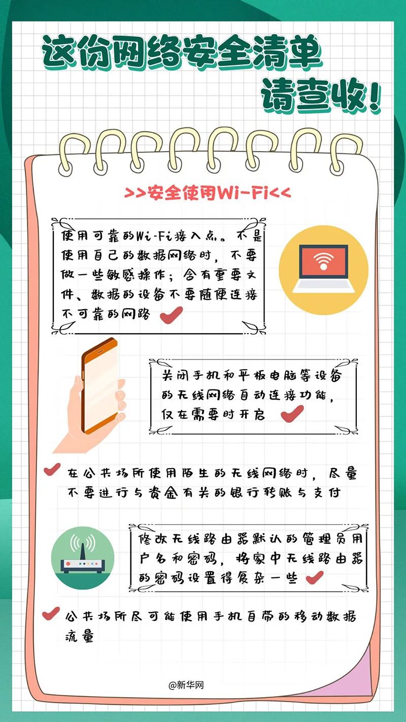 【2022国家网络安全宣传周】这份网络安全清单，请查收！