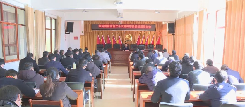 张伟在红桥镇宣讲党的二十大精神并调研产业发展情况