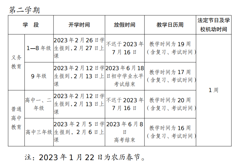 2023年丽江中小学寒假放假、收假时间来了.png