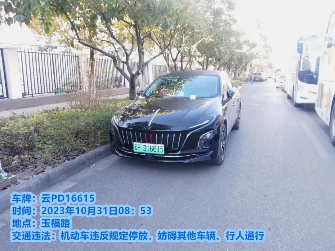 谁敢乱停车？丽江警方带你上曝光台！.jpg