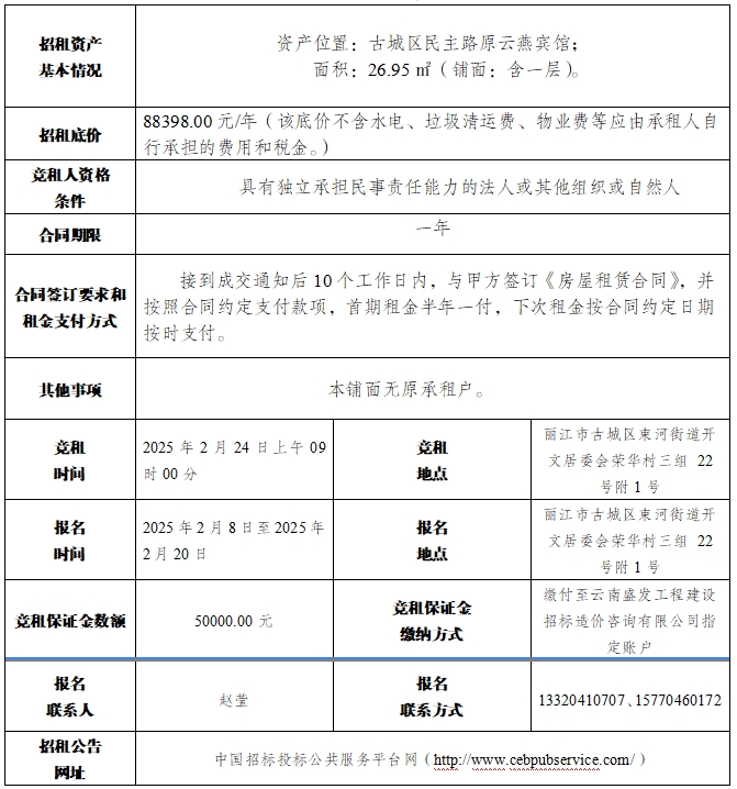 丽江古城12处公房公开招租1.png