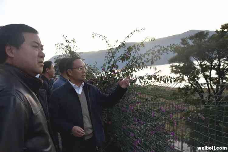 郑艺市长再次到程海巡湖调研督办