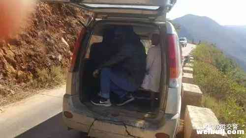 板山河中队查处一起严重交通违法行为