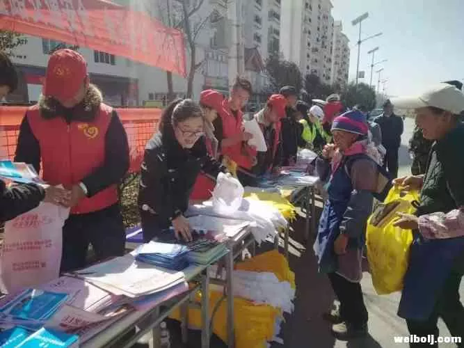 金山街道开展新一轮“扫黑除恶”专项斗争宣传