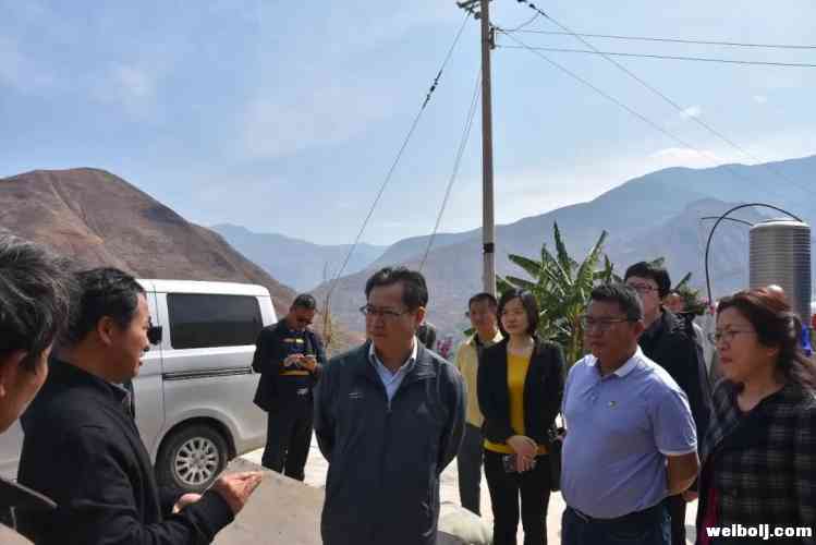 财政部信息网络中心领导调研永胜脱贫攻坚