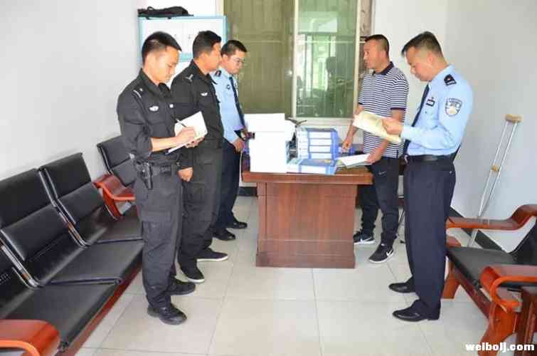 周秀光局长到中心、荣将派出所、公安检查站督导检查工作