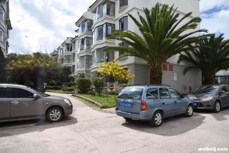 广场变停车场、私家车开上绿化带……这个小区居民比较烦！