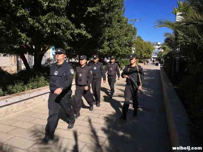 反恐特警大队加强县城区社会面巡逻防控工作