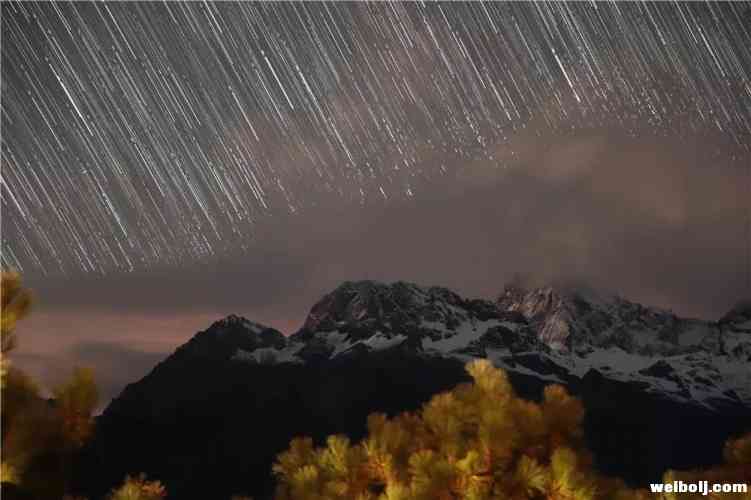 玉龙雪山的星空，到底有多美!3.jpg