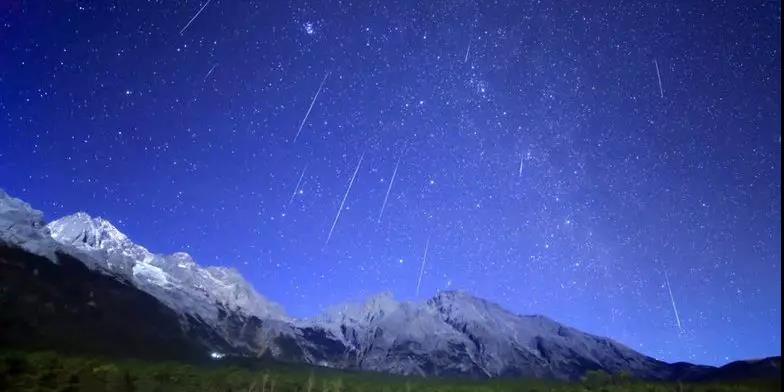 你有没有来玉龙雪山看过流星？