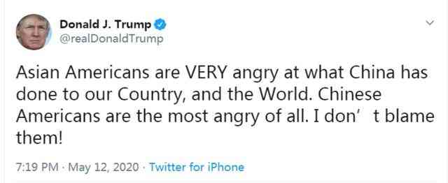 “Ask China”成为美国热搜榜第一名后，特朗普发推企图离间华裔.jpg