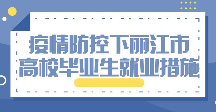 疫情防控下丽江市推动高校毕业生就业措施.jpg