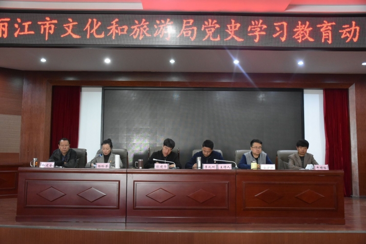 丽江市文旅局召开党史学习教育动员大会，推动丽江市文化和旅游业高质量发展 (2).jpg