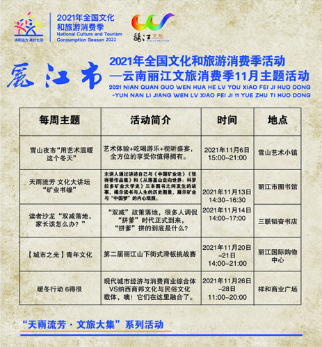 天雨流芳·文旅大集丨丽江文旅消费季邀您惠享美好生活