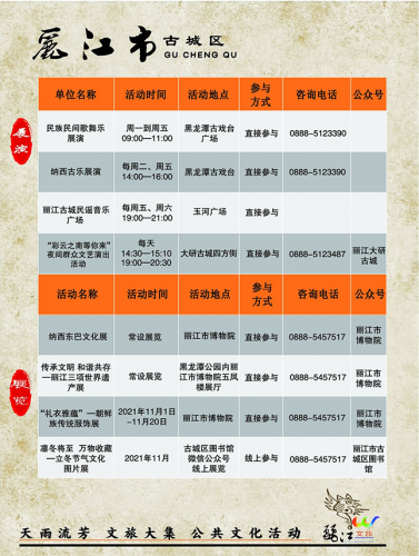 天雨流芳·文旅大集丨丽江文旅消费季邀您惠享美好生活