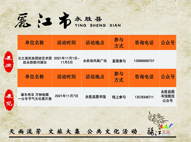 天雨流芳·文旅大集丨丽江文旅消费季邀您惠享美好生活