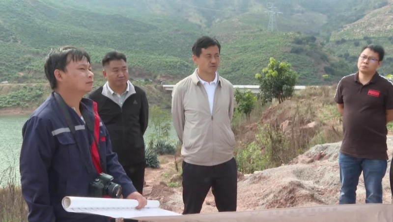 和振调研观音岩库区提水项目建设情况