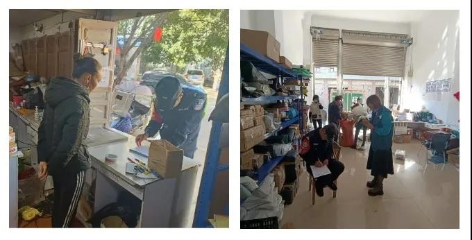 永胜县三川派出所、反恐特警大队扎实开展物流寄递业安全检查及疫情防控督导工作