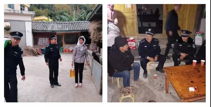 永胜县光华派出所开展辅警家访工作