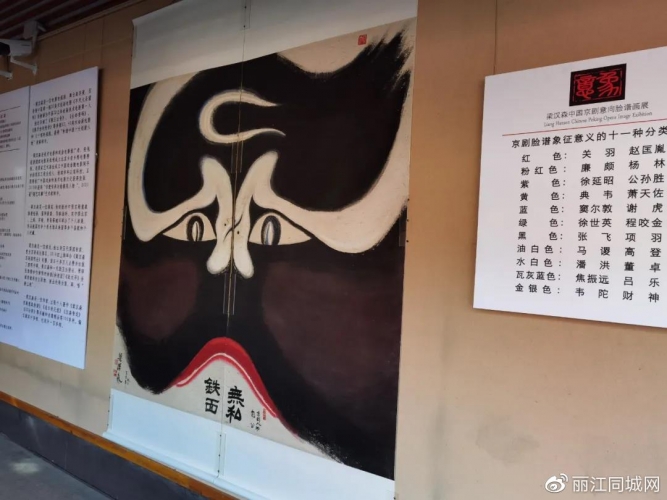 “百年百幅 大美丽江 梁汉森意象脸谱画派展览”在丽江市博物馆拉开大幕6.jpg