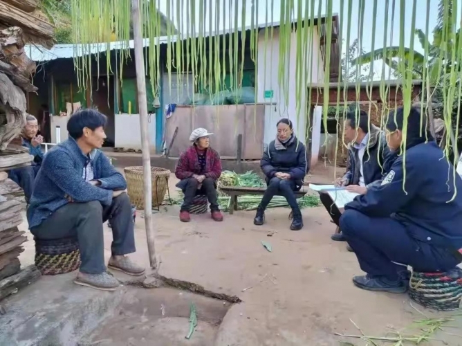 送教上门！永胜县顺州镇开展法治宣传进村组活动