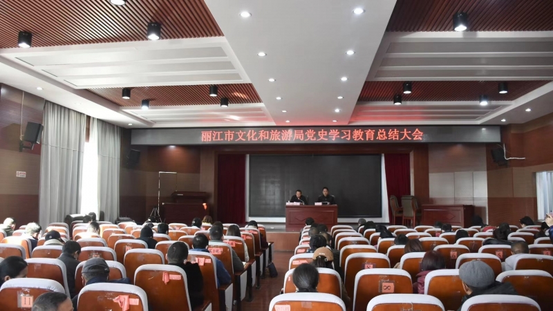 丽江市文化和旅游局召开党史学习教育总结大会