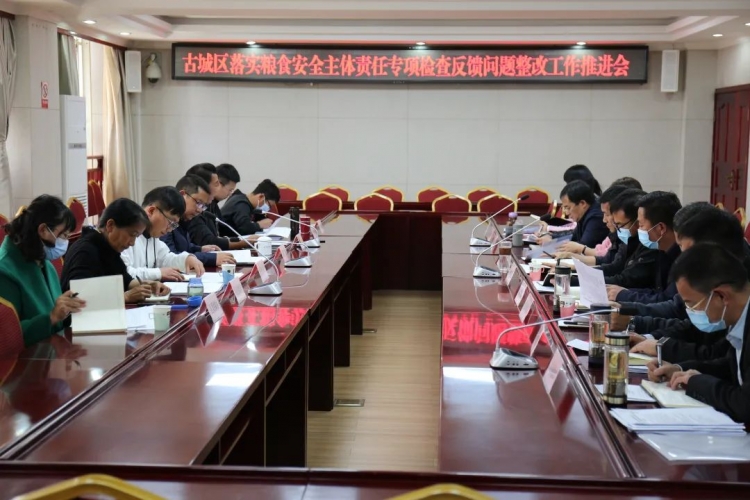 古城区推进落实粮食安全主体责任专项检查反馈问题整改工作
