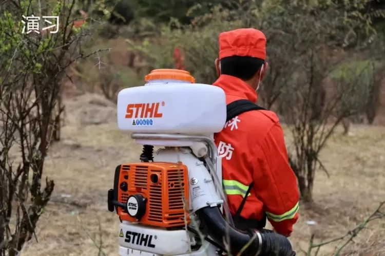 “以演促训 以练为战”古城区投控集团举行2022年度森林草原防灭火扑救联合演练