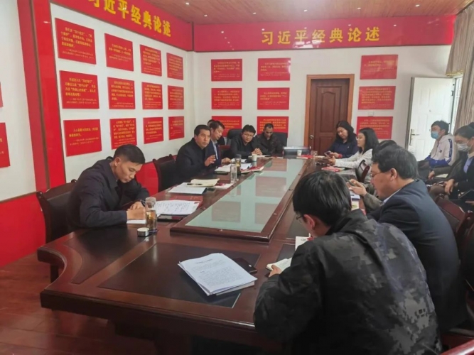 丽江市卫健委第一党支部召开“强作风提效能作示范”行动专题党员大会