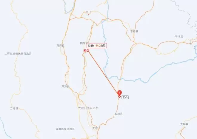 全长82.075公里  丽江将开建一条永胜至鹤庆的高速公路